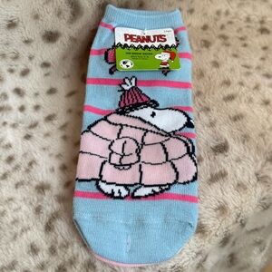 Peanuts Snoopy No-Show Socks Three Pack New